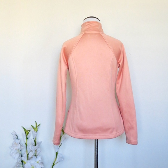 The North Face Agave Full Zip Jacket Zip Mock Neck Pink SZ S - Picture 7 of 11